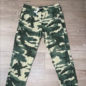 Army Patterned J-Crew Joggers